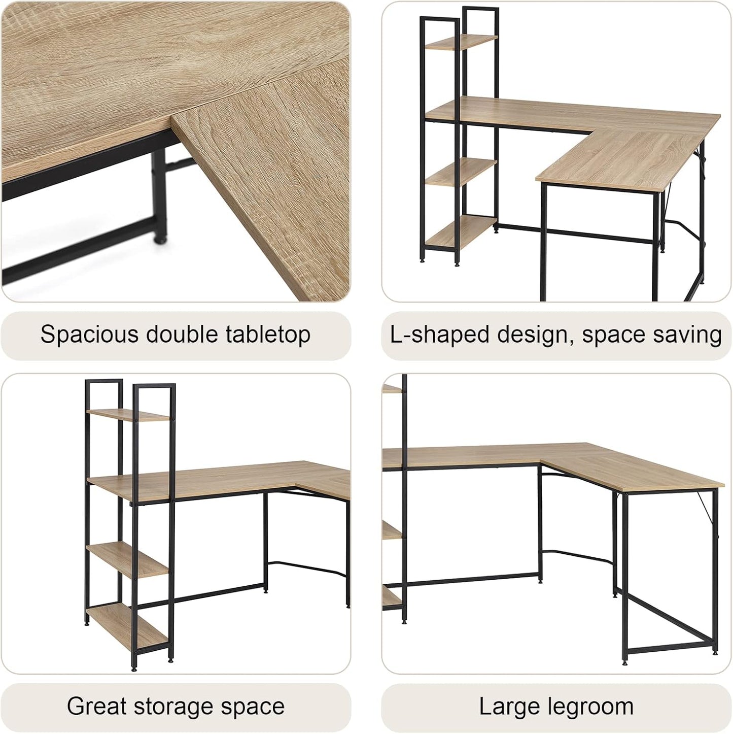 WOLTU  Corner Desk