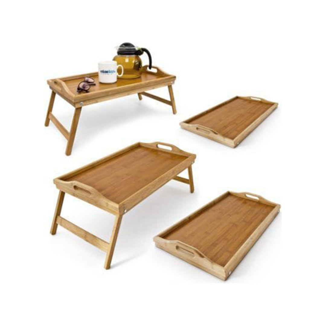 Bamboo Folding Foot Tray