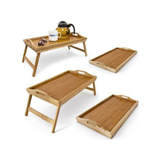 Bamboo Folding Foot Tray