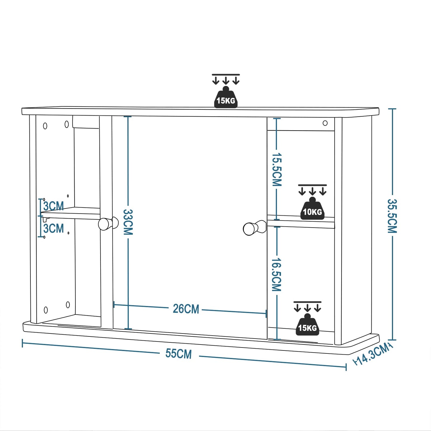 Mirror Cabinet for Bathroom