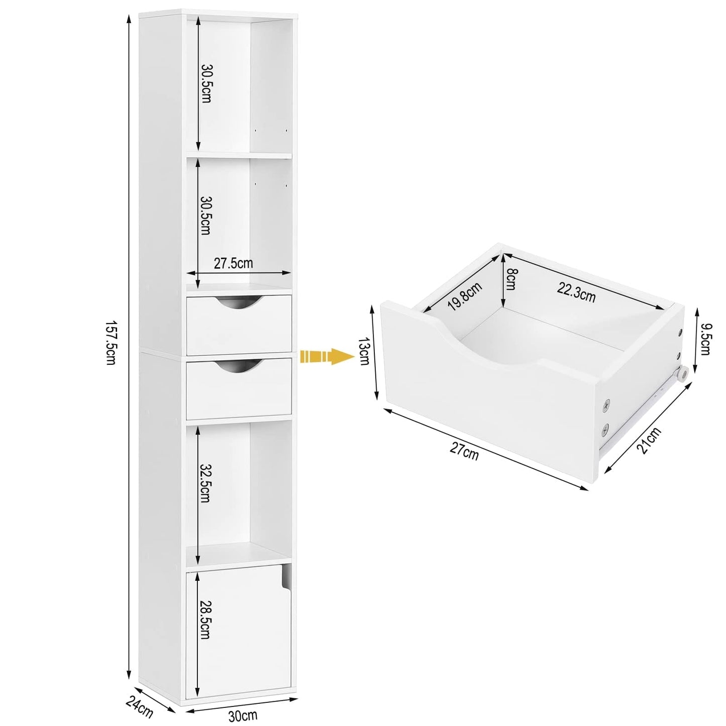 Bookshelf, Book Cabinet,