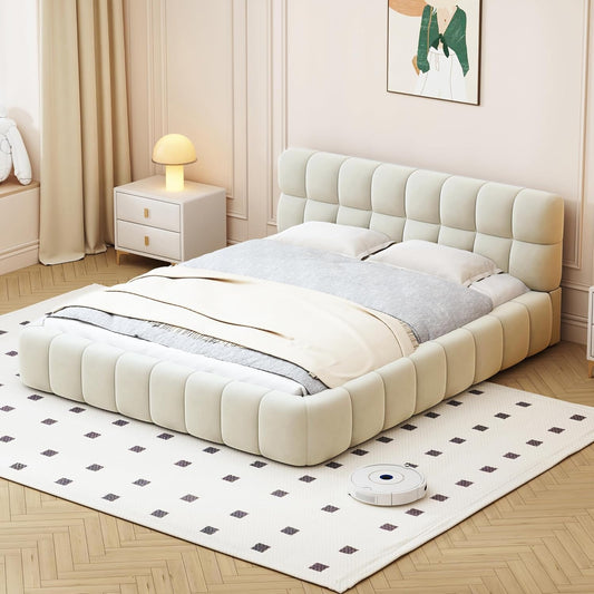 Bed with Soft Backrest