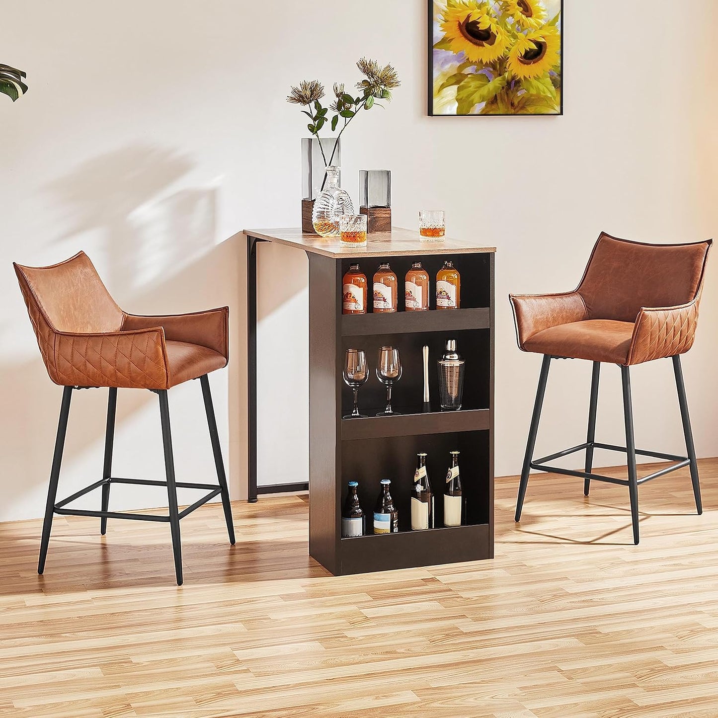 Set of 2 Bar Stools