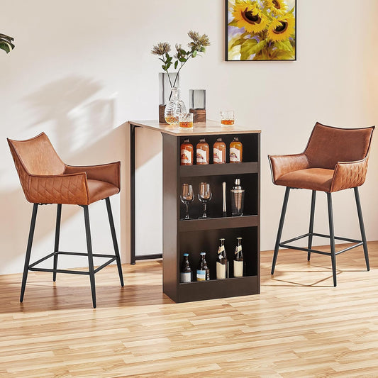 Set of 2 Bar Stools