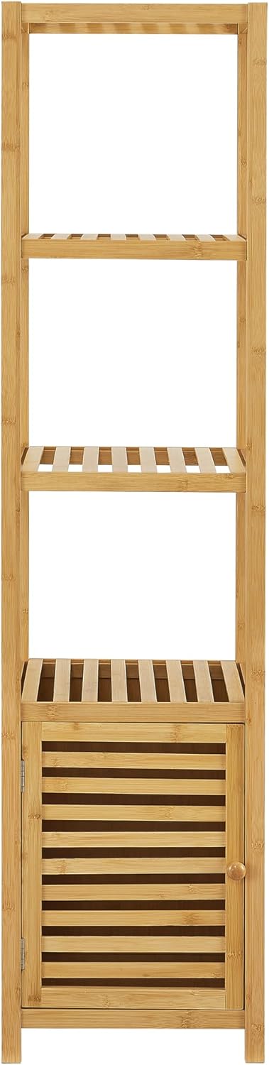 Bamboo Shelf with Cabinet