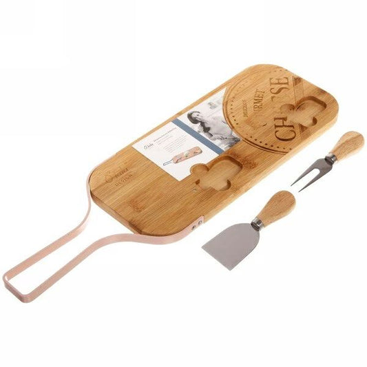bamboo Set of  cheese serving platter