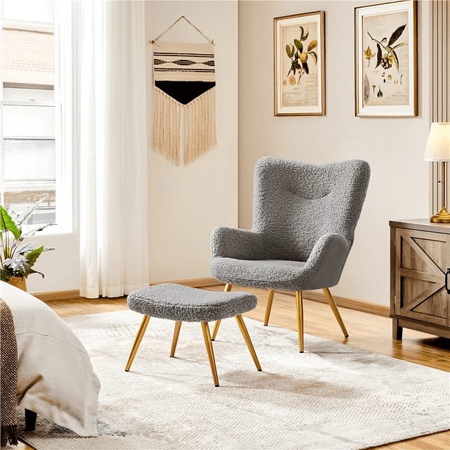 Modern Fabric Armchair